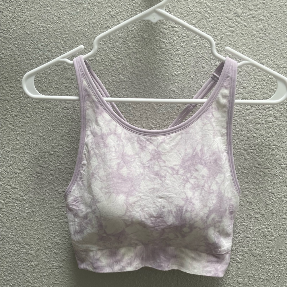 ❤️‍🔥3/$27❤️‍🔥Women’s AVIA Yoga/Sports Bra - Size XXL/2XG - Lavender/White - NWOT